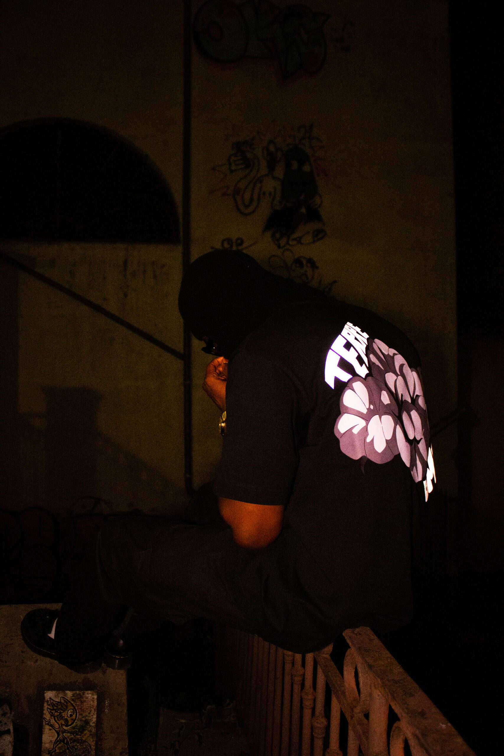 LOGO DIE BLACK T-SHIRT – Image 8