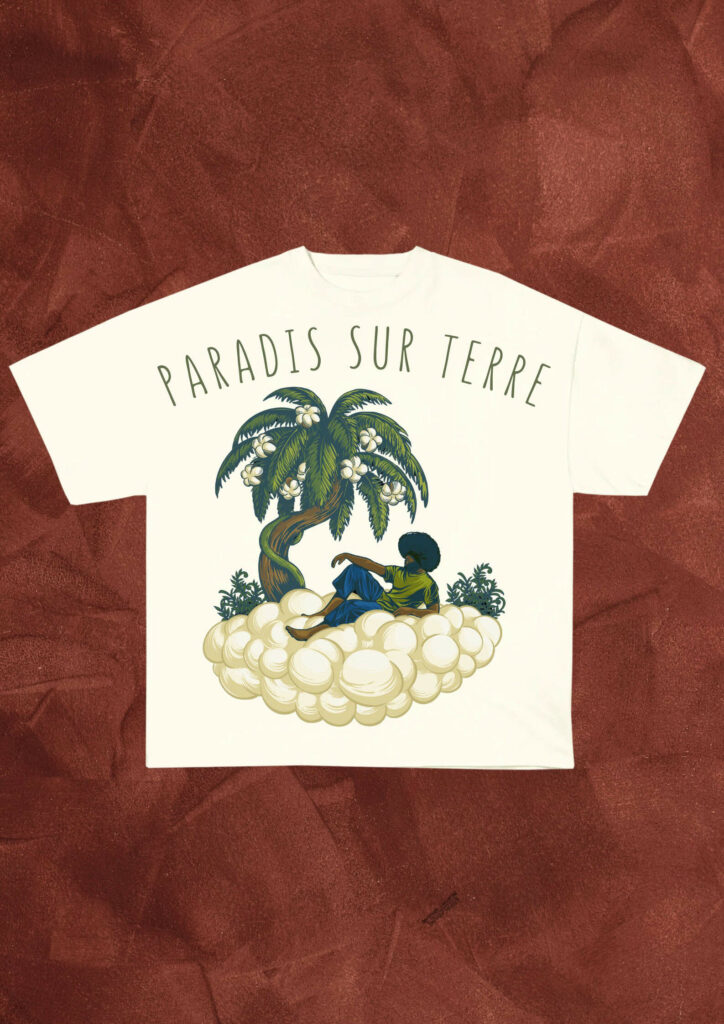 ADAM PARADIS SUR TERRE  WHITE T-SHIRT