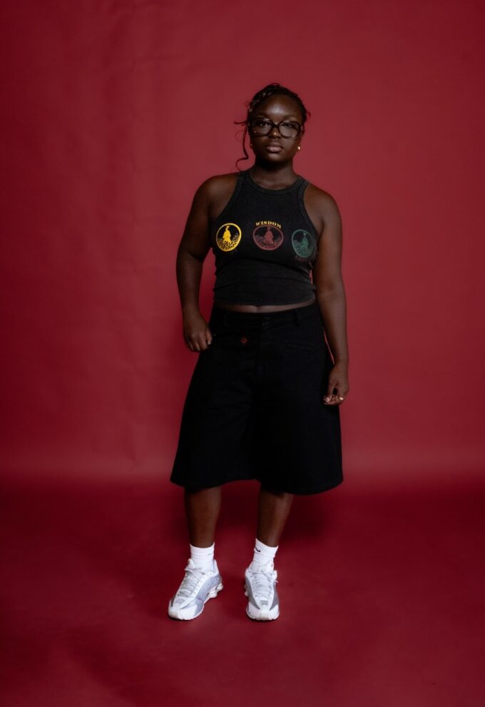UNITY CROP BLACK